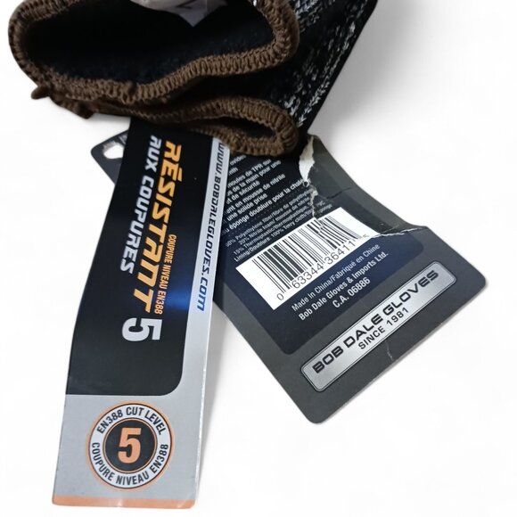 BDG Bob Dale Gloves Cut Level 5 Impact Resistant Winter Gloves Size Large  NWT - Picture 3 of 9